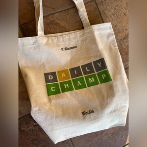 Wordle NYT Tote Bag